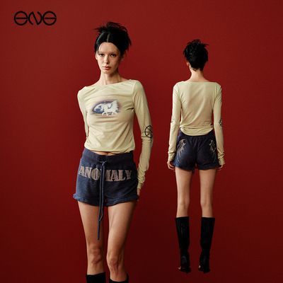 【热销补货】Anomalies Department长袖T恤女紧身上衣内搭打底衫