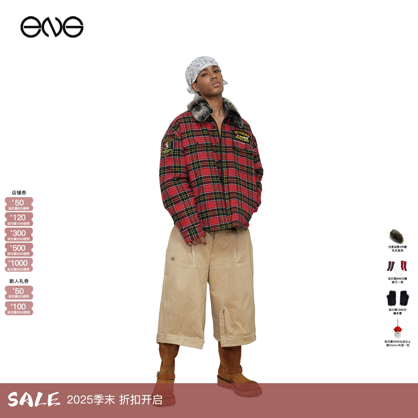 【ENG】Protocol Index格纹夹克棉服外套男女同款新品25冬