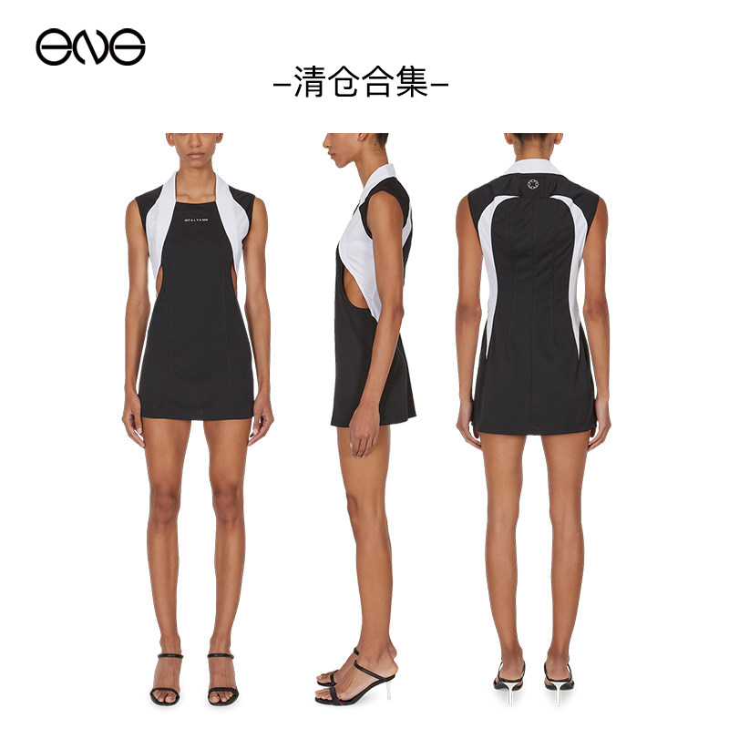 【断码特惠】1017 ALYX 9SM 黑色吊带连衣裙短裙半身裙女士