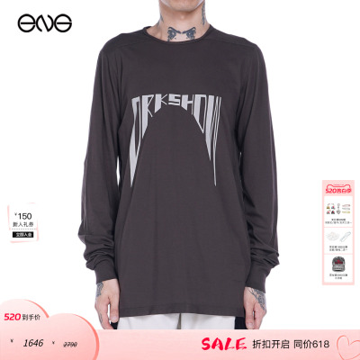 【ENG】Rick Owens DRKSHDW LEVEL LS长袖T恤上衣男装