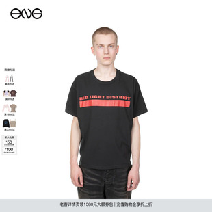 DIGENOVA ALEXANDER ENG 25秋 T恤男女同款 新品 印花圓領(lǐng)短袖