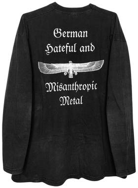 茂密有声工作室Vintage Nargaroth短袖T恤 复古 做旧水洗柔然舒适