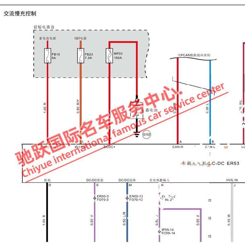 2017-2018年汉腾X5EV电路图线路资料接线针脚定义纯电动汉腾X5 EV