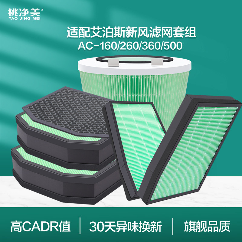 适配AirProce艾泊斯新风机AC-260/160/360滤芯G4初效F9中效过滤网图片