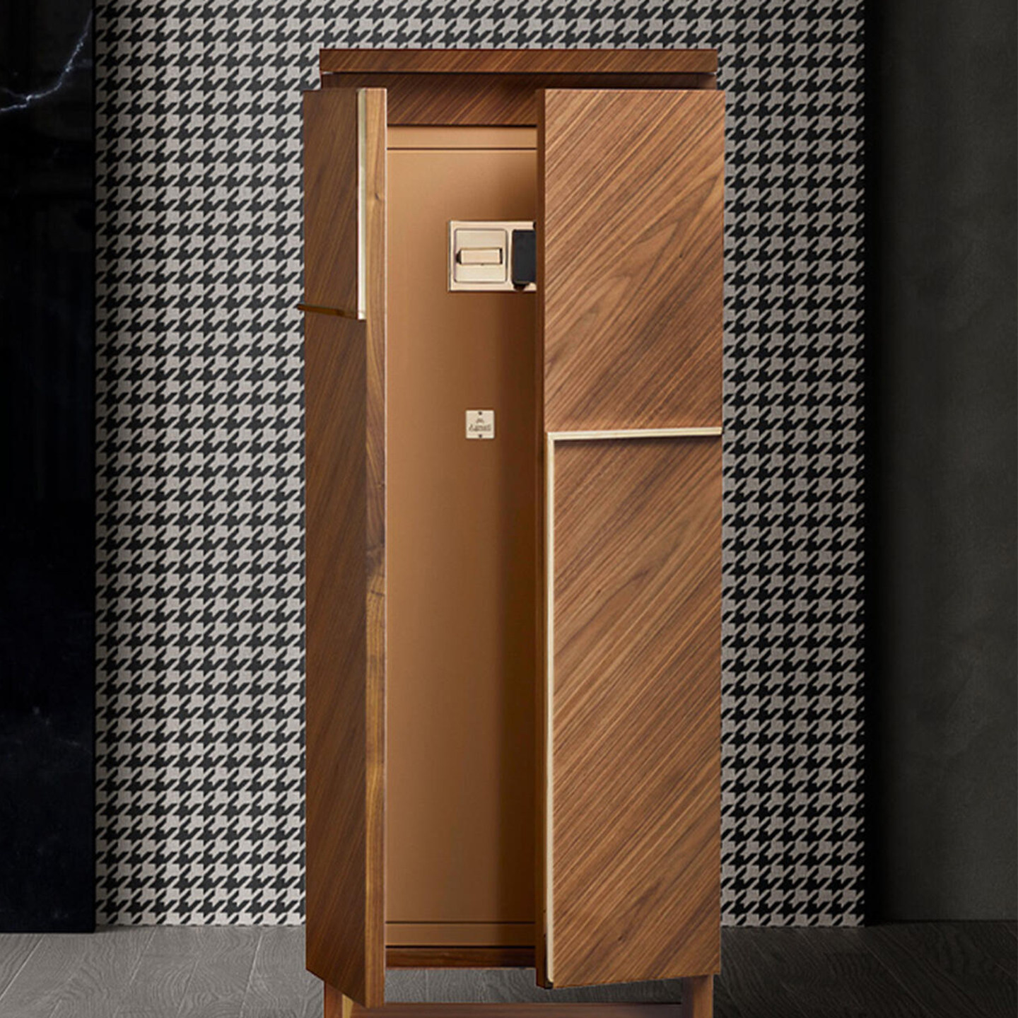 轻奢高级感落地式首饰柜实木带密码锁别墅衣帽间展示柜珠宝收纳柜,住宅家具,落地首饰柜,淘宝优惠券,粉丝福利购,淘宝优惠卷