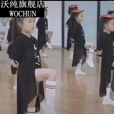 儿童模特表演练习班服装女童T台走秀披风外套少儿体礼仪训练服