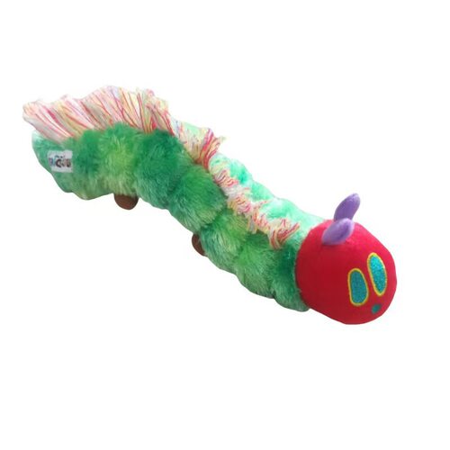 新款跨境儿童绘本Eric Carle 好饿的毛毛虫毛绒玩偶 毛毛虫公仔