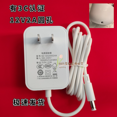 美容仪监控器12V大功率充电器