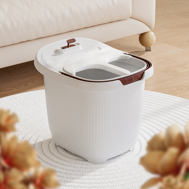 泡脚桶家用熏蒸桶养生过小腿保温女士儿童泡脚神器宿舍便携洗脚盆