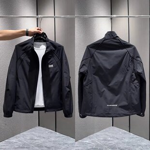潮牌工装 2025爆款 立领夹克痞帅男装 秋季 上衣 男士 户外时尚 外套新款