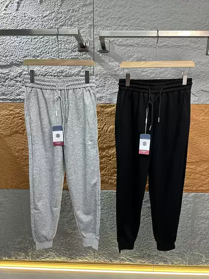 Big Leakage! Orders Above Domestic and Foreign Trade Factory! 25 Spring Men's Stereo Tailoring Slim-Fitting Casual Sweatpants