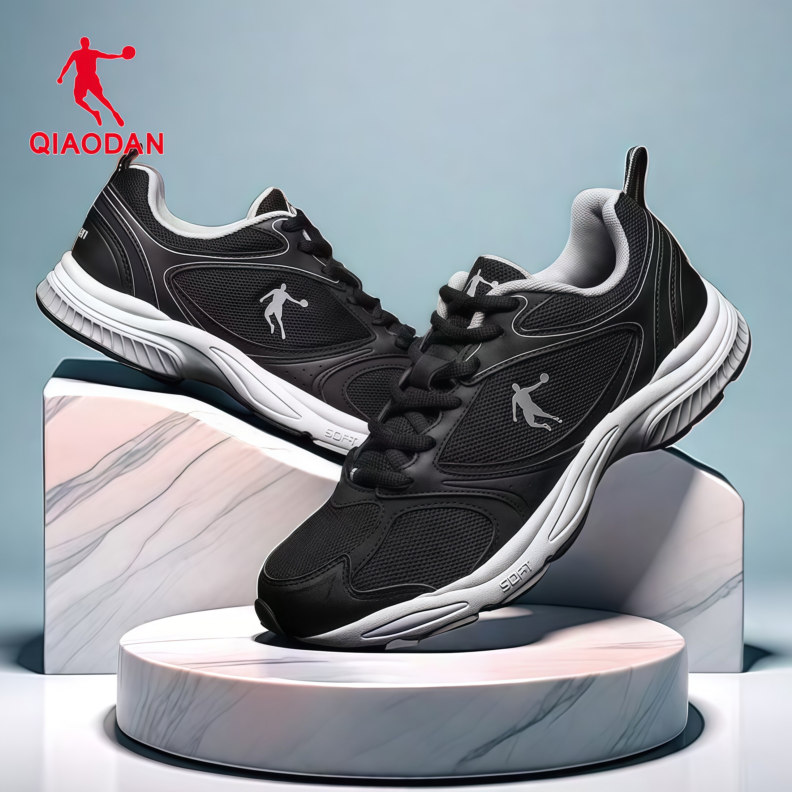 乔丹男鞋2026夏季新款软底防滑透气跑步鞋男士轻便减震耐磨运动鞋