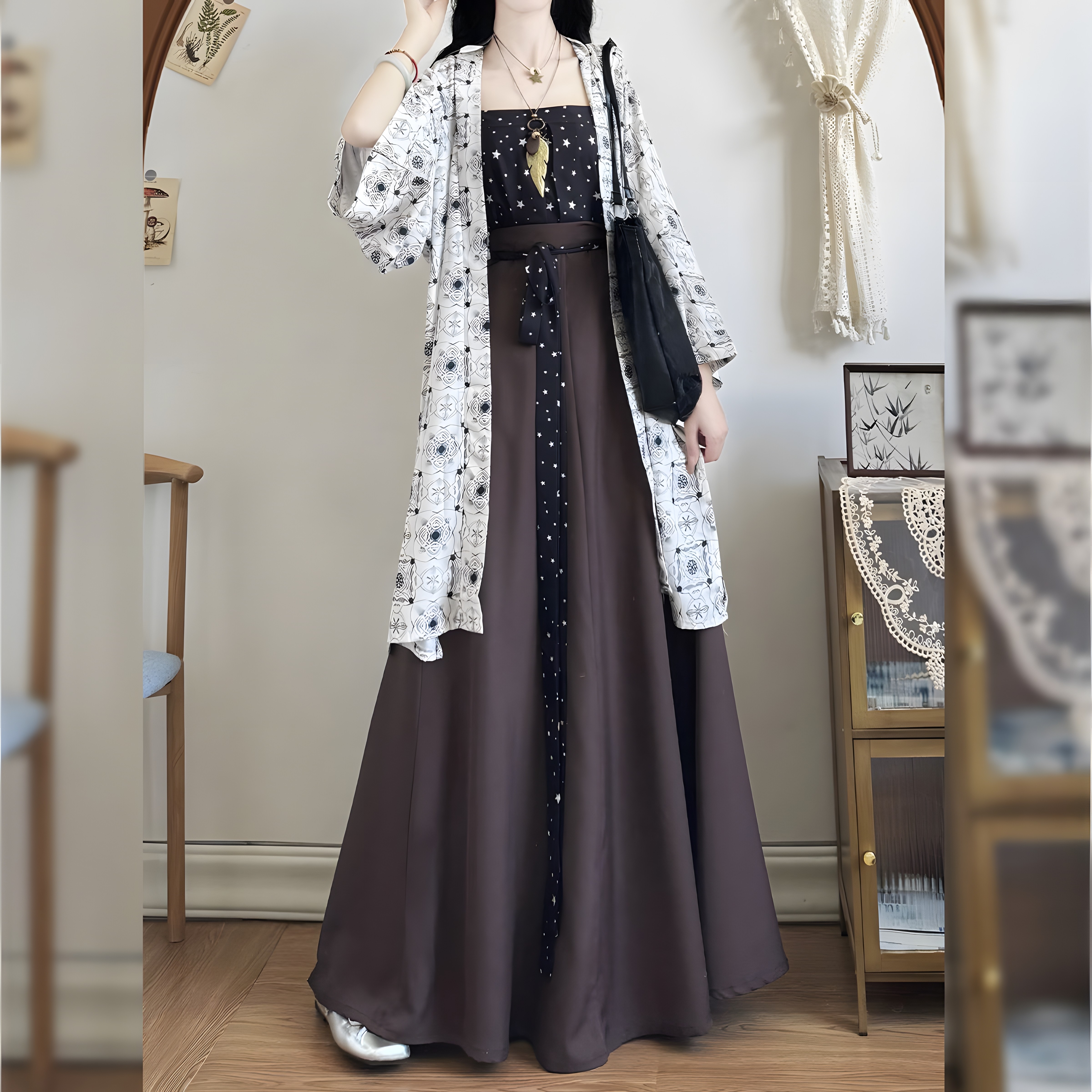 新款汉服女宋制新中式改良裙日常