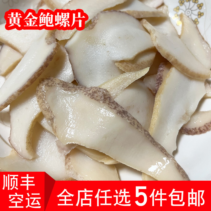 新鲜海螺肉片深海黄金鲍螺海鲜水产香螺片日式料理饭店涮火锅食材