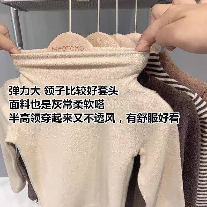儿童春秋装冬款宝宝德绒长袖打底衫男女童半高领加绒保暖内搭上衣,童装/婴儿装/亲子装,T恤,淘宝优惠券,粉丝福利购,淘宝优惠卷