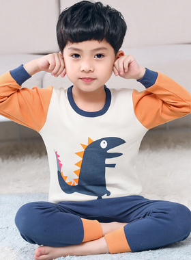 男童秋衣秋裤套装全棉儿童纯棉宝宝打底保暖内衣男孩线衣a类睡衣