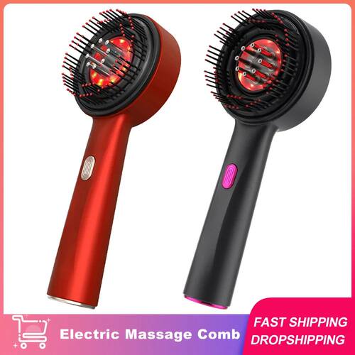 Electric Hair Regrowth Brush with Infrared Light Machine Acu