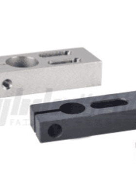 固定夹单孔RDV11开口式夹紧螺纹垂直固定长圆孔型L型RDW11孔12 20