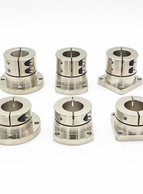 开口型导向轴支座钢制镀镍支架底座光轴固定座STHWRB20 STHWCB30