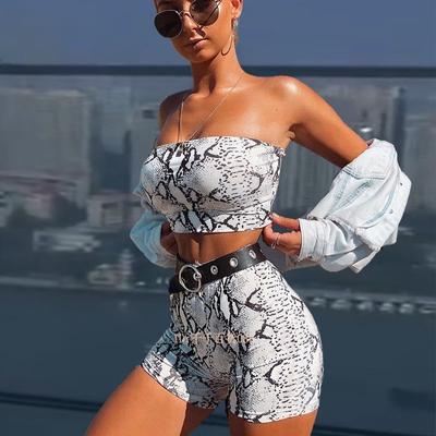 Tube top bikini boxer underwear shorts swimsuit抹胸比基尼女