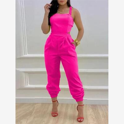 2023summer jumpsuit women pants ladies long trousers女连体裤