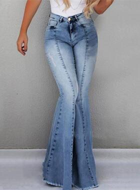 jeans women trousers 2022 Fashion elastic ladies pants 女裤