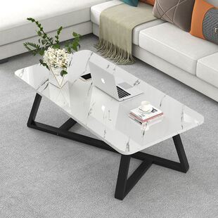 Nordic marble coffee table home living room sofa side table