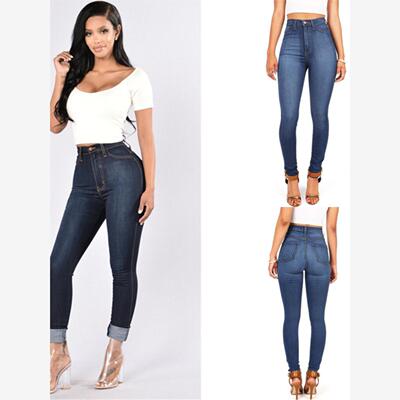 jeans women clothes 2023 Fashion elastic ladies pants 女裤