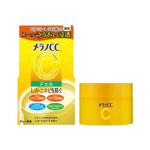 日本ROHTO乐敦CC啫喱面霜补水补湿滋润VC100g 提亮肤色水凝霜