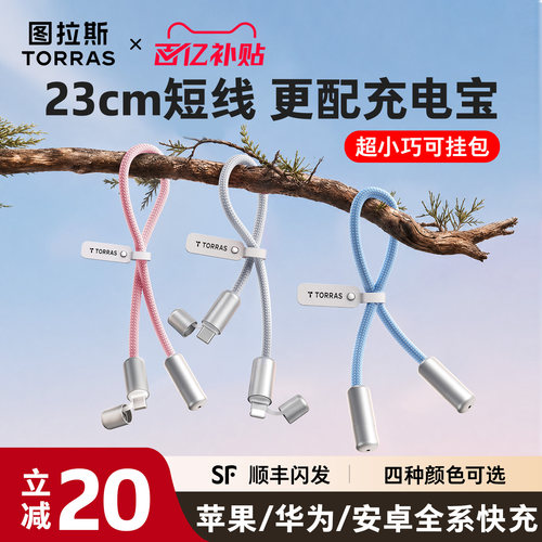 【小巧便携】图拉斯挂饰快充线