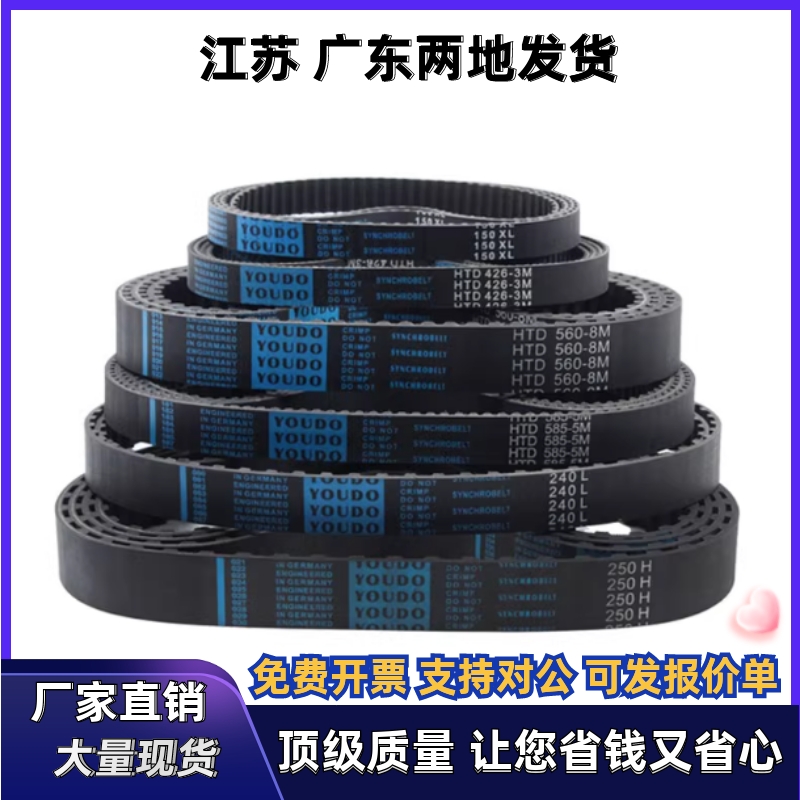 同步带新款C-HTBN1595/1650/1800/2000/2350/2765S5M-100/150/250