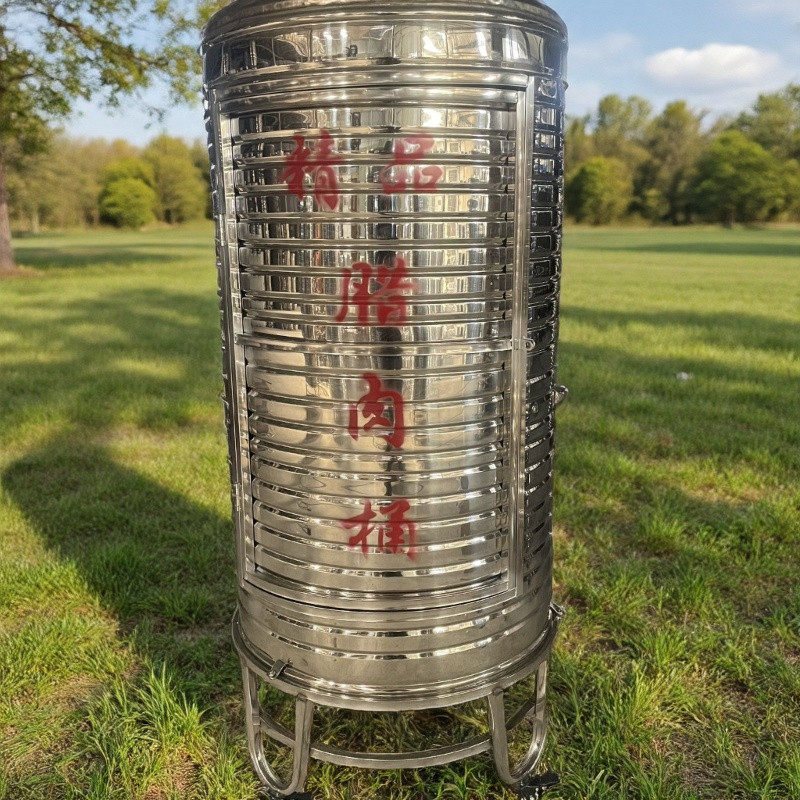 熏腊肉神器不锈钢腊肉桶烟熏腊肉专用家用腊肠腊鱼专用桶烟熏炉子