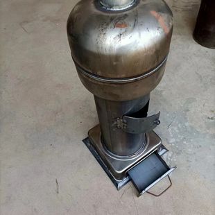 柴火水箱高炮家用取暖炉养殖场烧水两用采暖炉煤炭两用炮弹炉铸铁