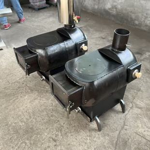 煤气罐改装柴火炉两用柴火取暖炉家用室内无烟煤气化新款做饭炉子