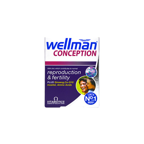 28年11月英国Wellman Conception男士备孕孕前调理复合维生素叶酸