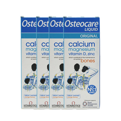 27年4月英国Osteocare钙镁锌VD液体钙液补钙宝宝婴儿儿童孕妇4盒