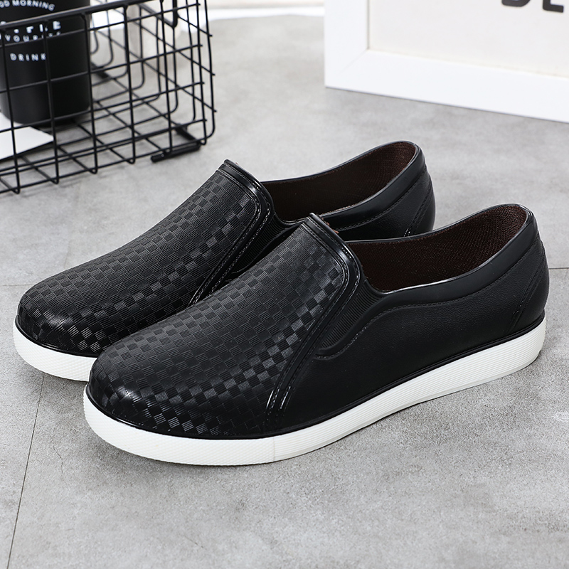 春夏季雨鞋女士时尚低帮元宝水靴短筒厨房防滑水鞋浅口工作鞋胶鞋