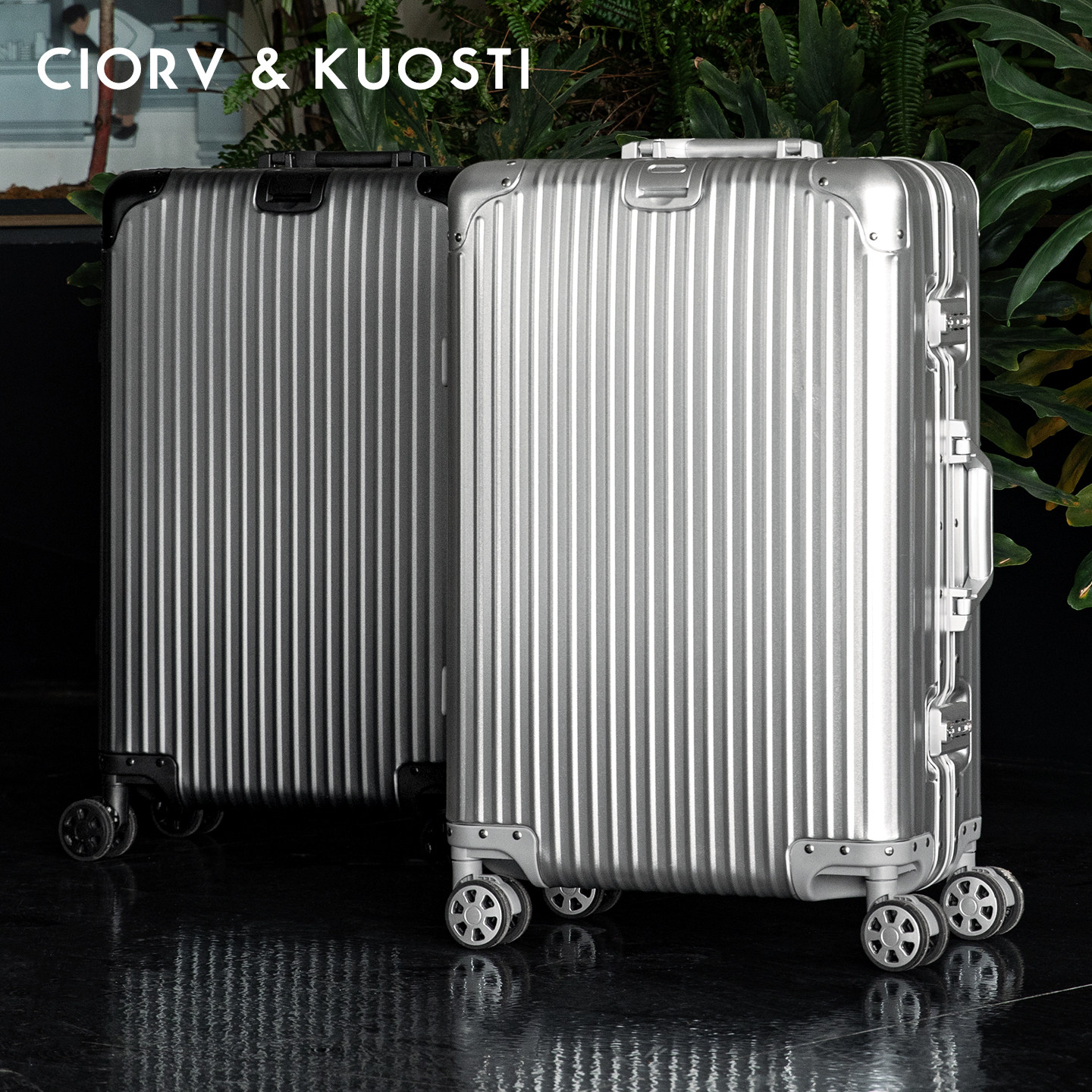 2025新款铝镁合金行李箱女便携登机密码箱大容量拉杆旅行皮箱子男