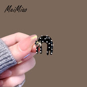 日系原创波点小猫咪胸针高档女个性 潮别针防走光衣服配饰领针胸花