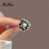 新中式 旗袍配饰中国风胸针高档牡丹花朵衣服收领口小别针领针胸花