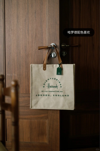 日系简约百搭文艺环保购物袋帆布手提袋休闲高级感单肩包女