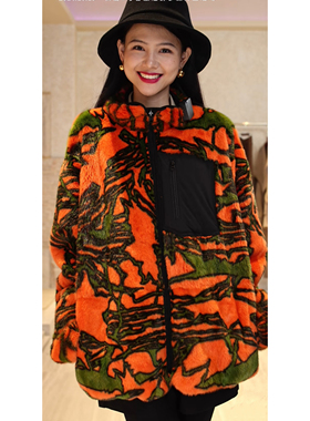 【IZUO颐着】两面穿水貂皮草外套时髦显年轻男女同款定染颜色