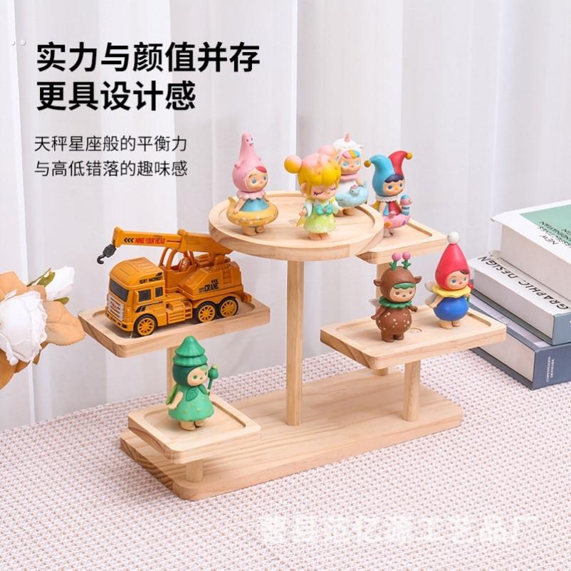 摆摊展示架阶梯实木创意饰品摆件展示台陈列架收纳点心多肉ins