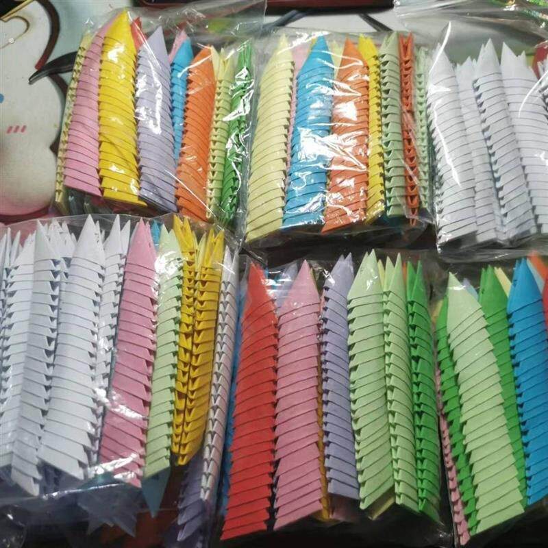【99%率】三角插成品折纸手工制作创意彩纸益智三角叉折叠纸