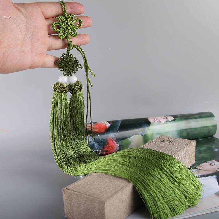 剑穗太极剑穗比赛不缠手无静电不抽丝超密长重回笼回头剑须剑坠