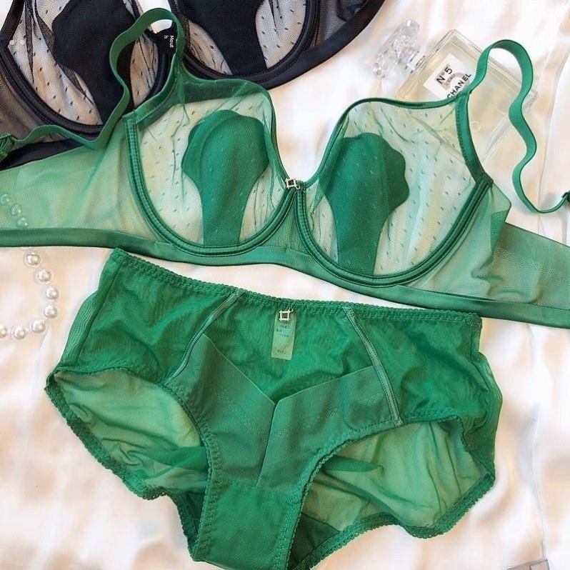 法国缎网无缝贴身设置软钢环薄透气性感大乳房显示小乳房胸罩