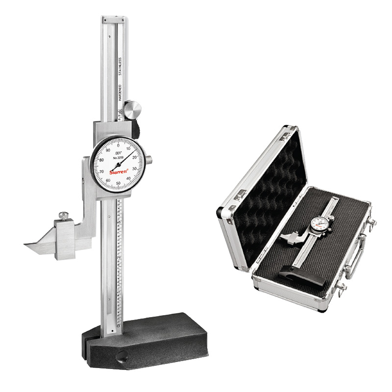 施泰力/Starrett 3250/3259M系列带表高度规0-6/0-150mm