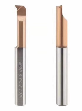 整体钨钢小孔镗刀MQR3/4/5/6/8 R0.1/0.15/0.2/0.4 L10/L15/L22