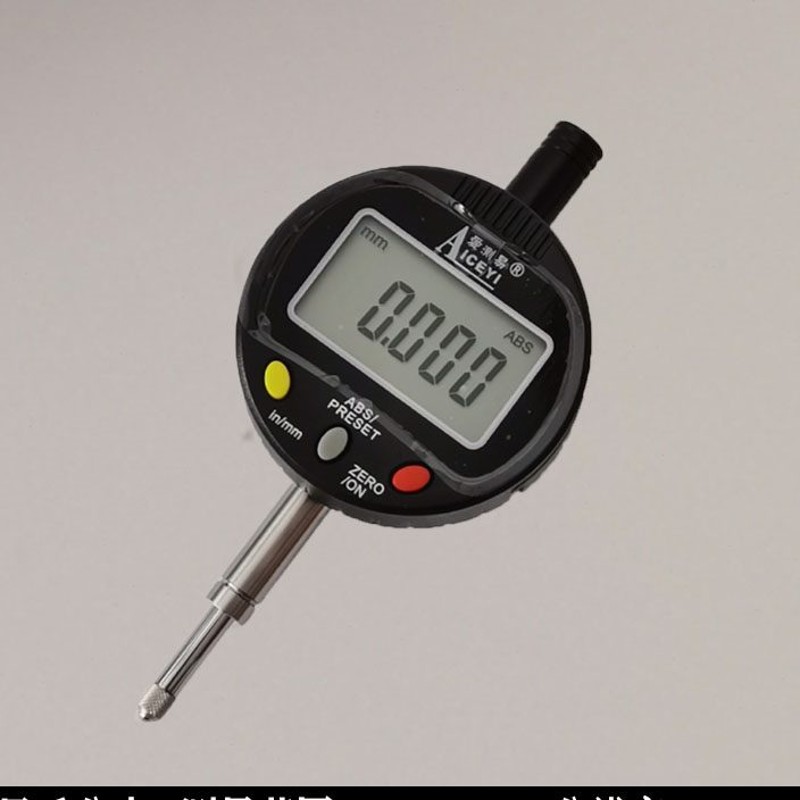 电子百分表 千分表0.001数显高度计 规0-10 25 50 100mm深度计尺