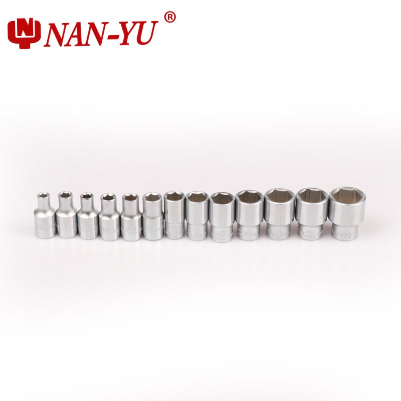 六角套筒头10mm外六角扭力扳手套筒3/8中飞套筒头棘轮扳手套筒头